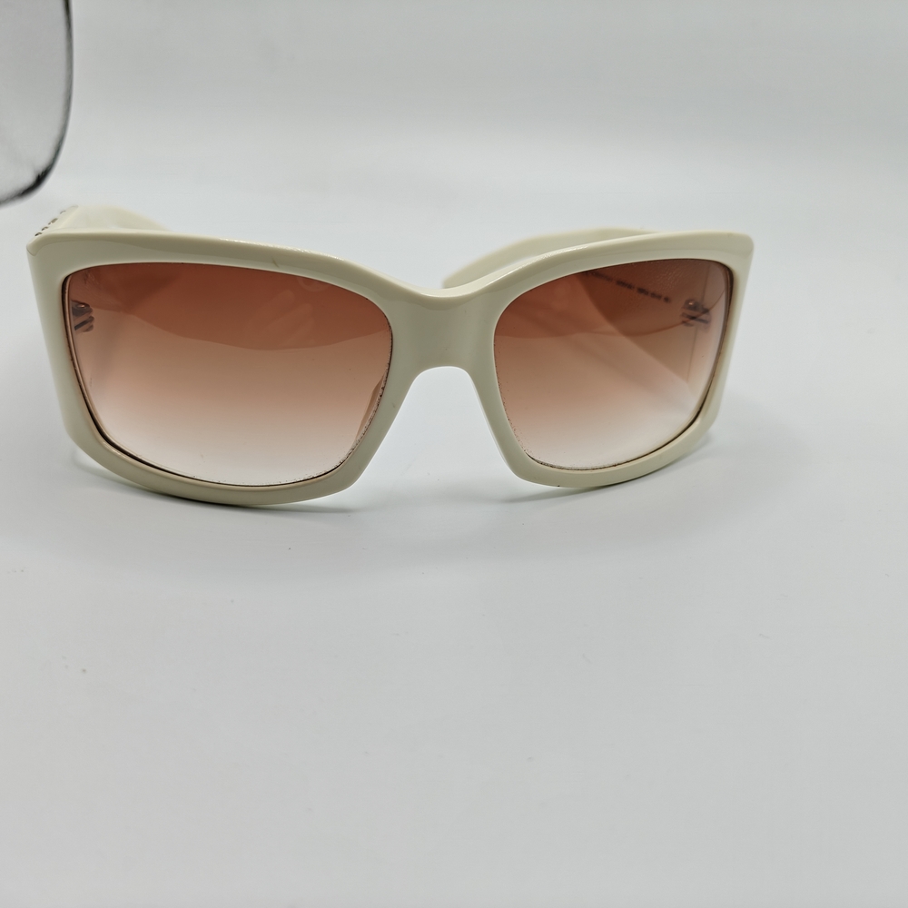 Christian Dior Rain 1 Ivory Frame & Brown Gradien Sunglasses with Gold Detailing - Picture 3 of 16